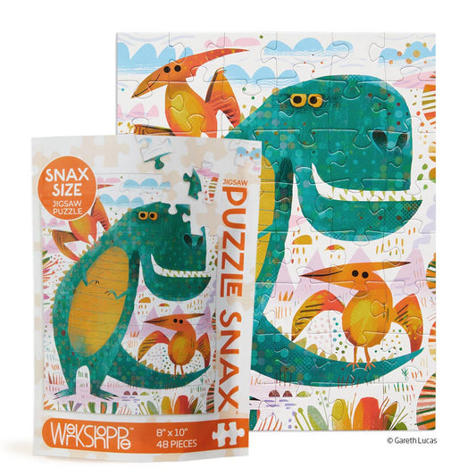 T-Rex and Friends | 48 Piece Kids Puzzle Snax