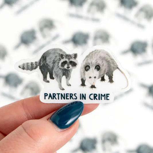 Partners in Crime Decal Sticker