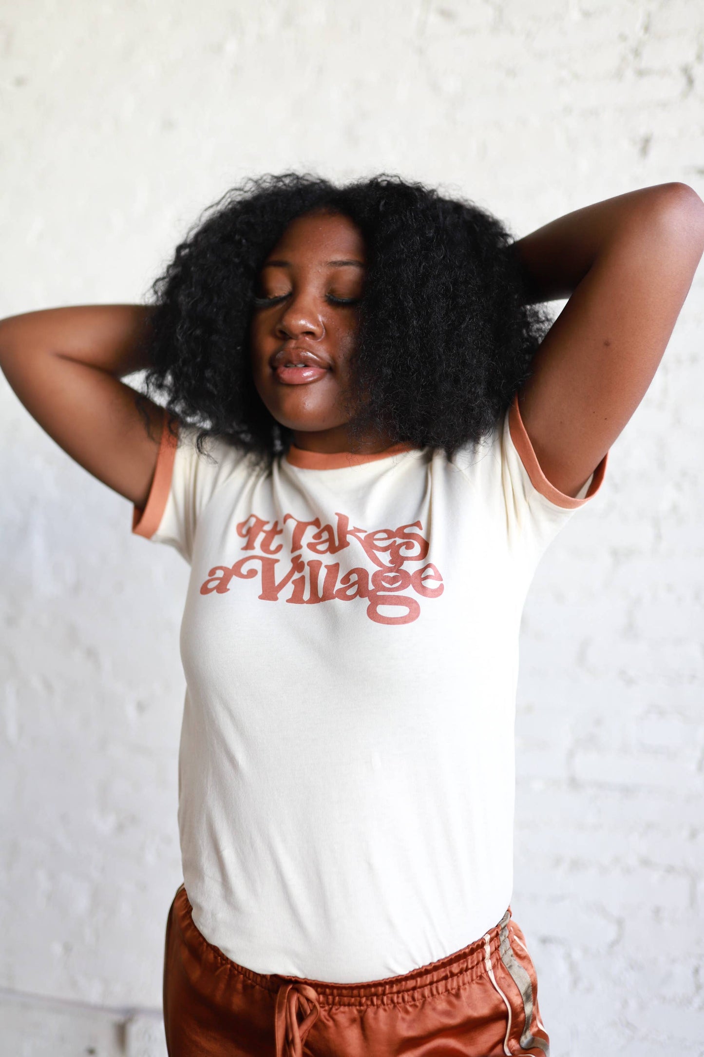 It Takes a Village, Womens Graphic Tee, Spring 2024