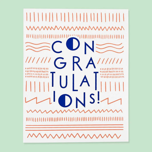 Modern Congrats Card