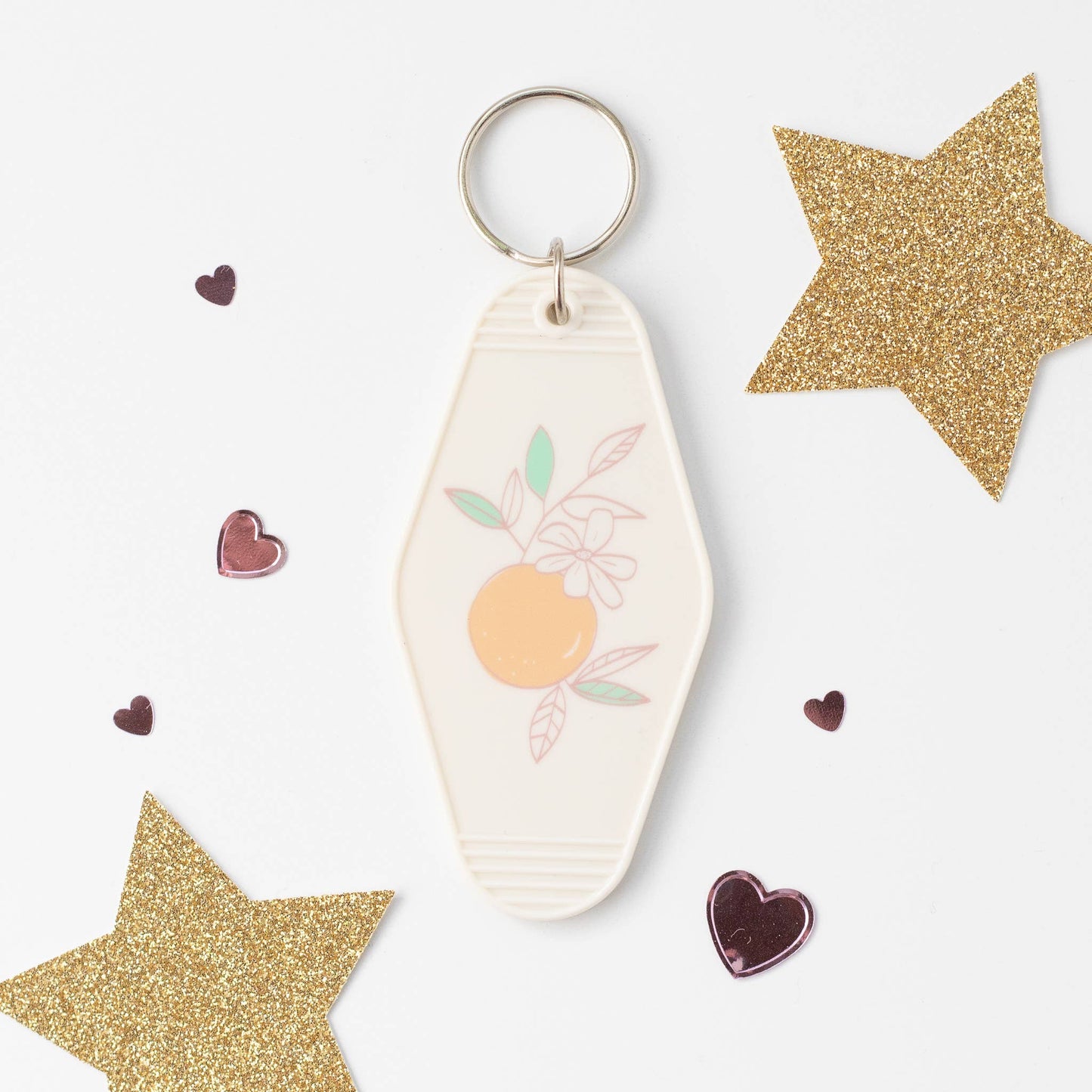 Orange Blossom Keychain