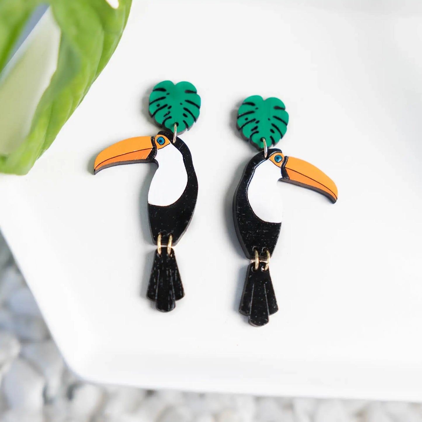 Toco Toucan Stud Dangles