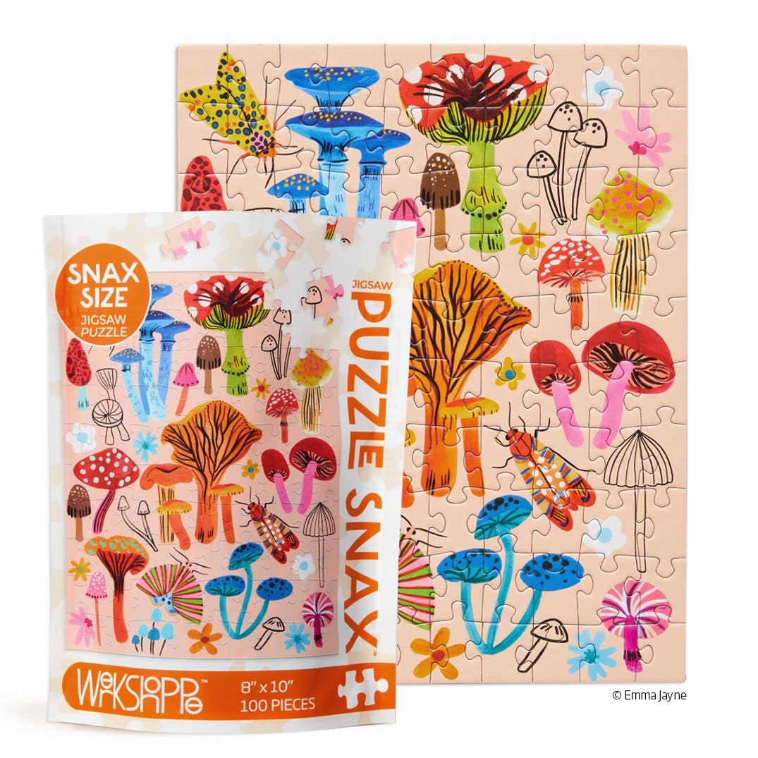 Mushroom Patch | 100 Piece Puzzle Snax