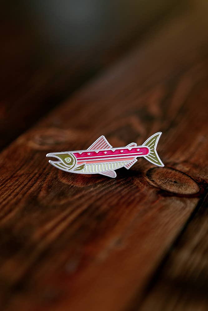 Sockeye Salmon Pin