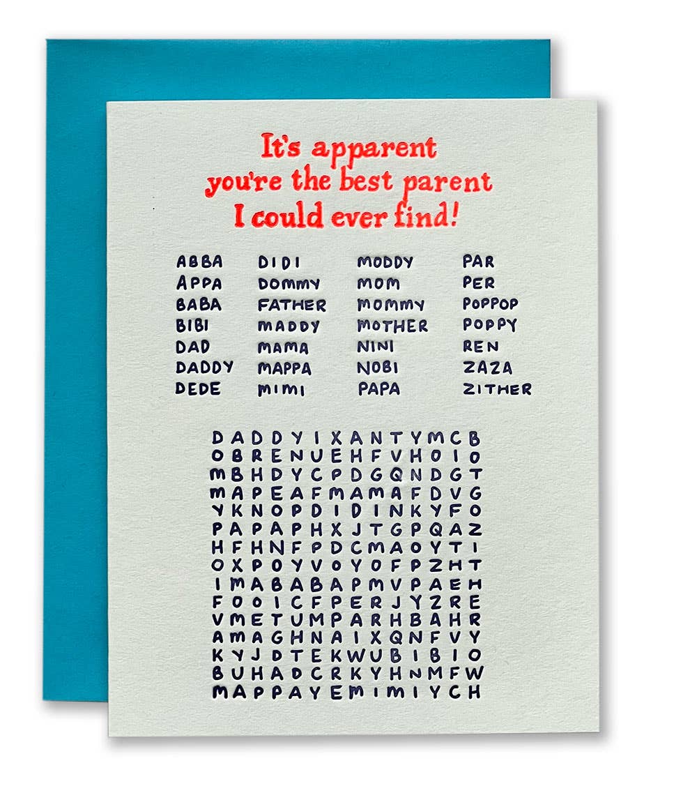 Best Parent Search, Non Binary Card