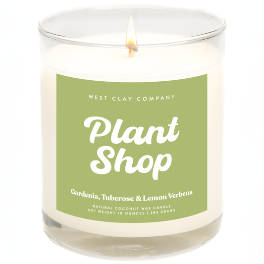 Plant Shop Candle 🪴 - Plant Lover Florist Garden Candles