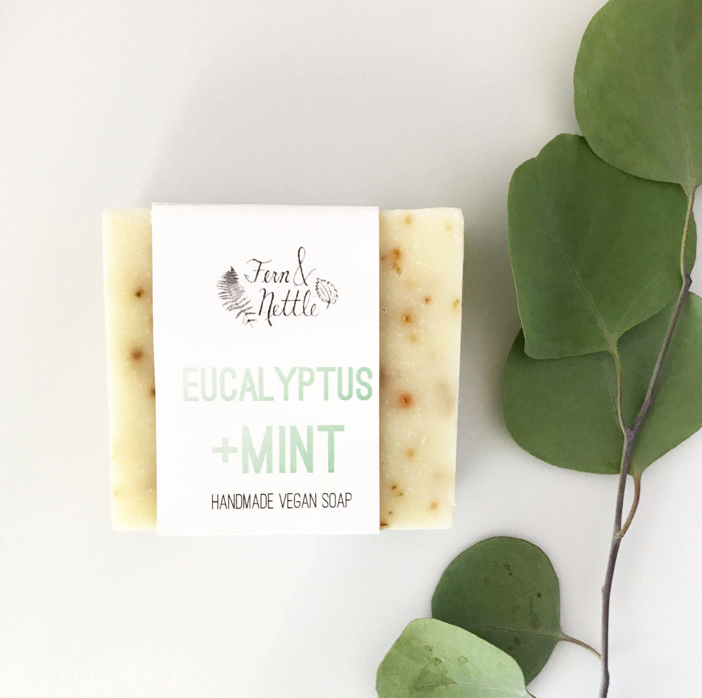 Eucalyptus+Mint Handmade Vegan Soap