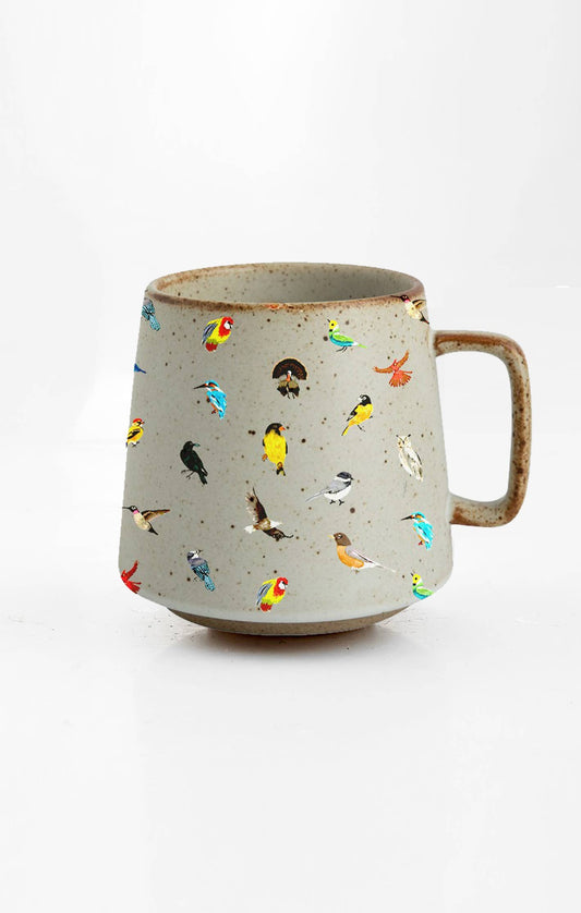 Nature's Symphony Ceramic Birdwatcher's Mug