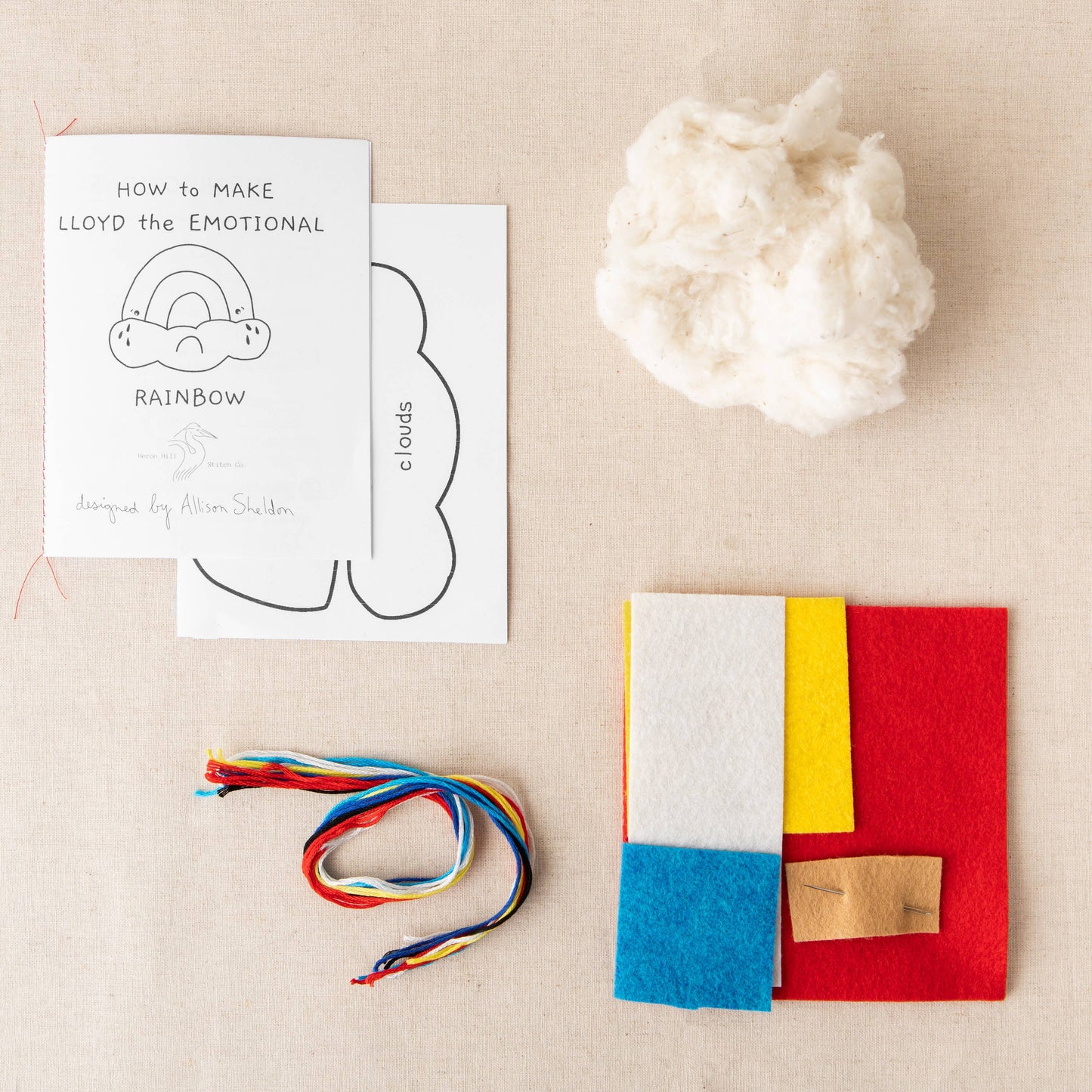 Lloyd the Emotional Rainbow - DIY Craft Kit