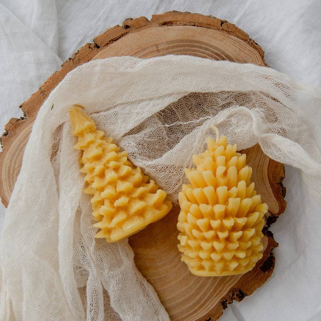 Festive Beeswax Candles