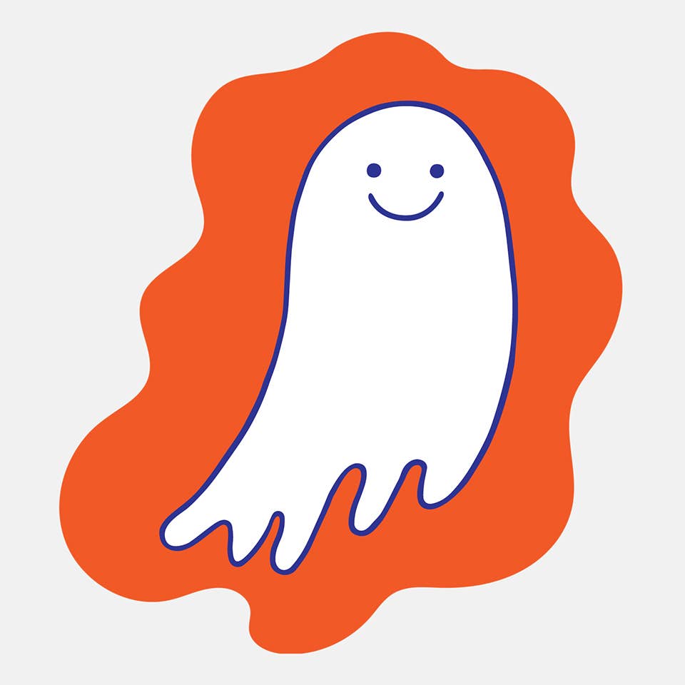 Touch Ghost Sticker