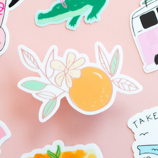 Orange Blossom Sticker