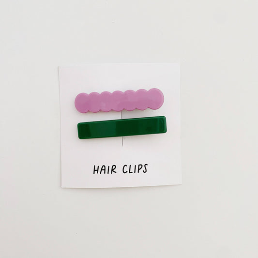 Hair Clip Green