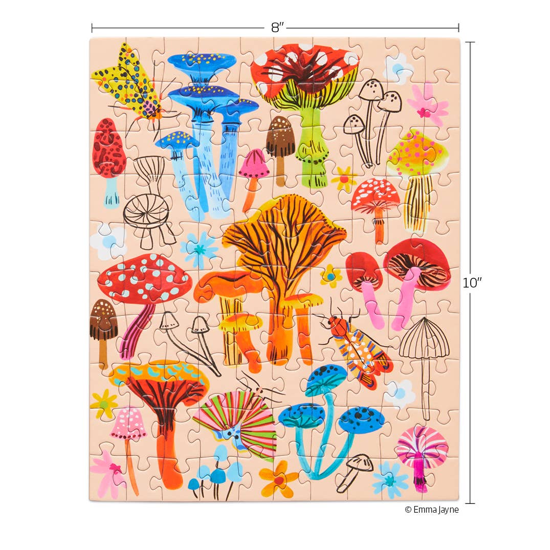 Mushroom Patch | 100 Piece Puzzle Snax