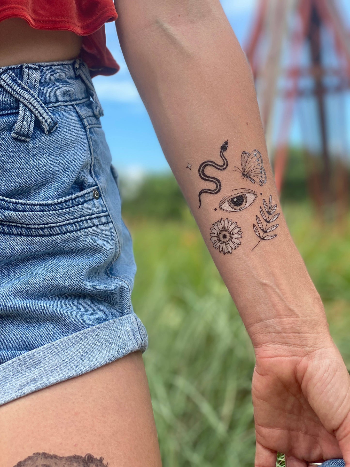 Earthly Visions Temporary Tattoo