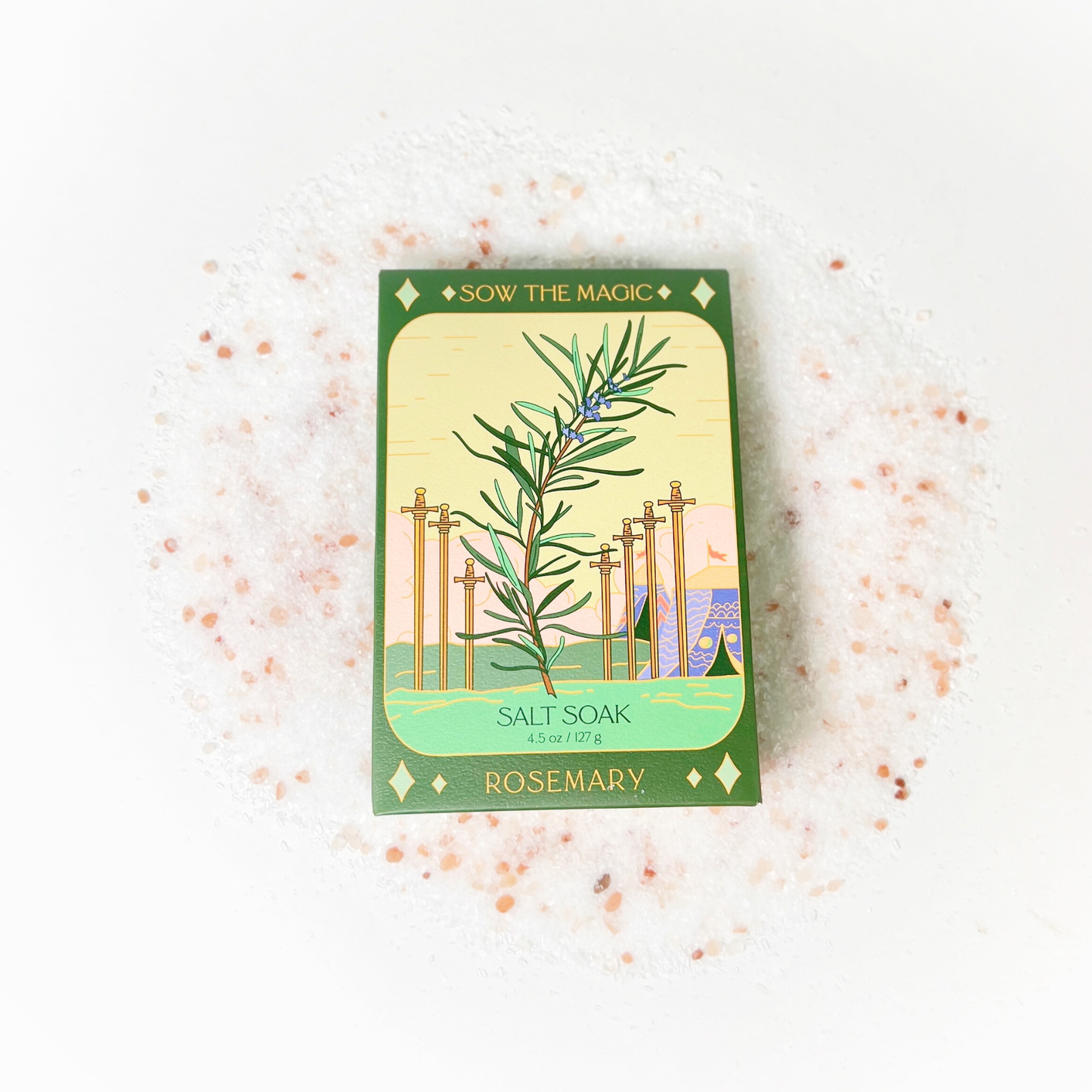 Rosemary Tarot Bath Salt Soak