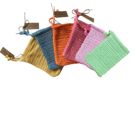 Sisal Soap Saver Bag Colors