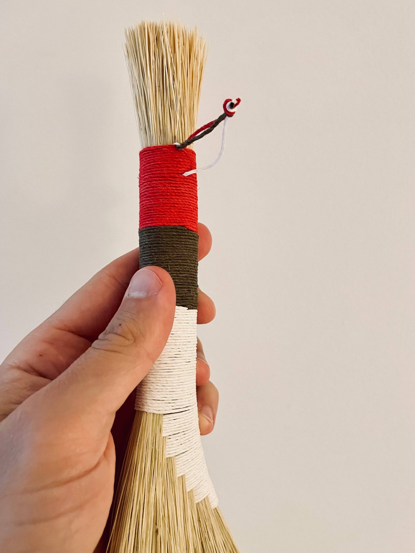 Tri-Color Hand Broom