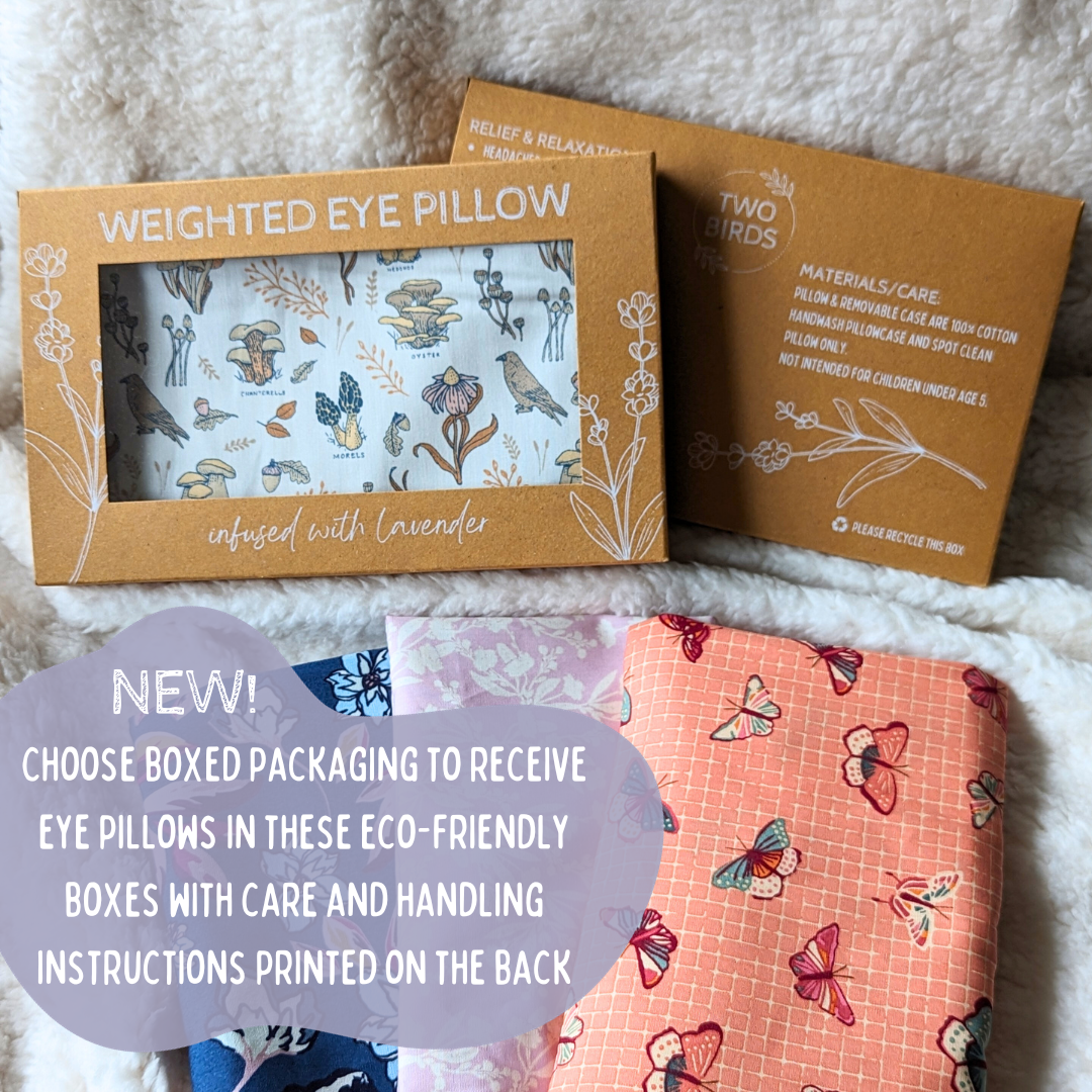 Weighted Aromatherapy Eye Pillow - Meadow Bloom