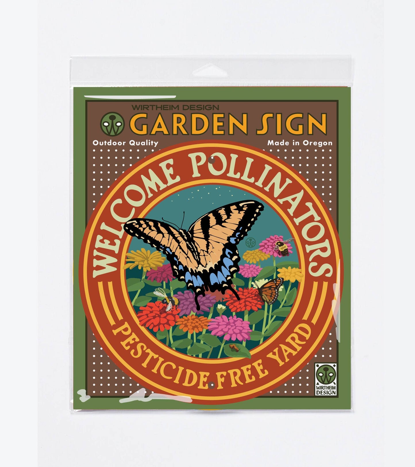 Welcome Pollinators -Swallowtail- Garden Sign