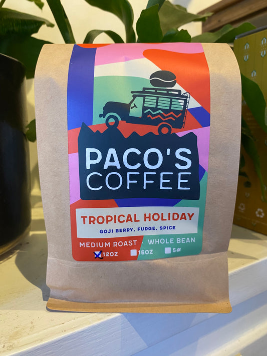 Paco's Coffee Tropical Holiday Blend