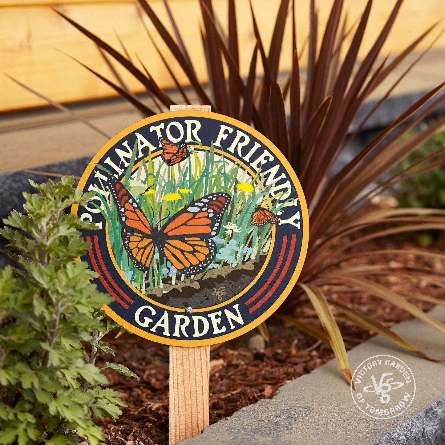 Butterfly Pollinator Friendly - Garden Sign