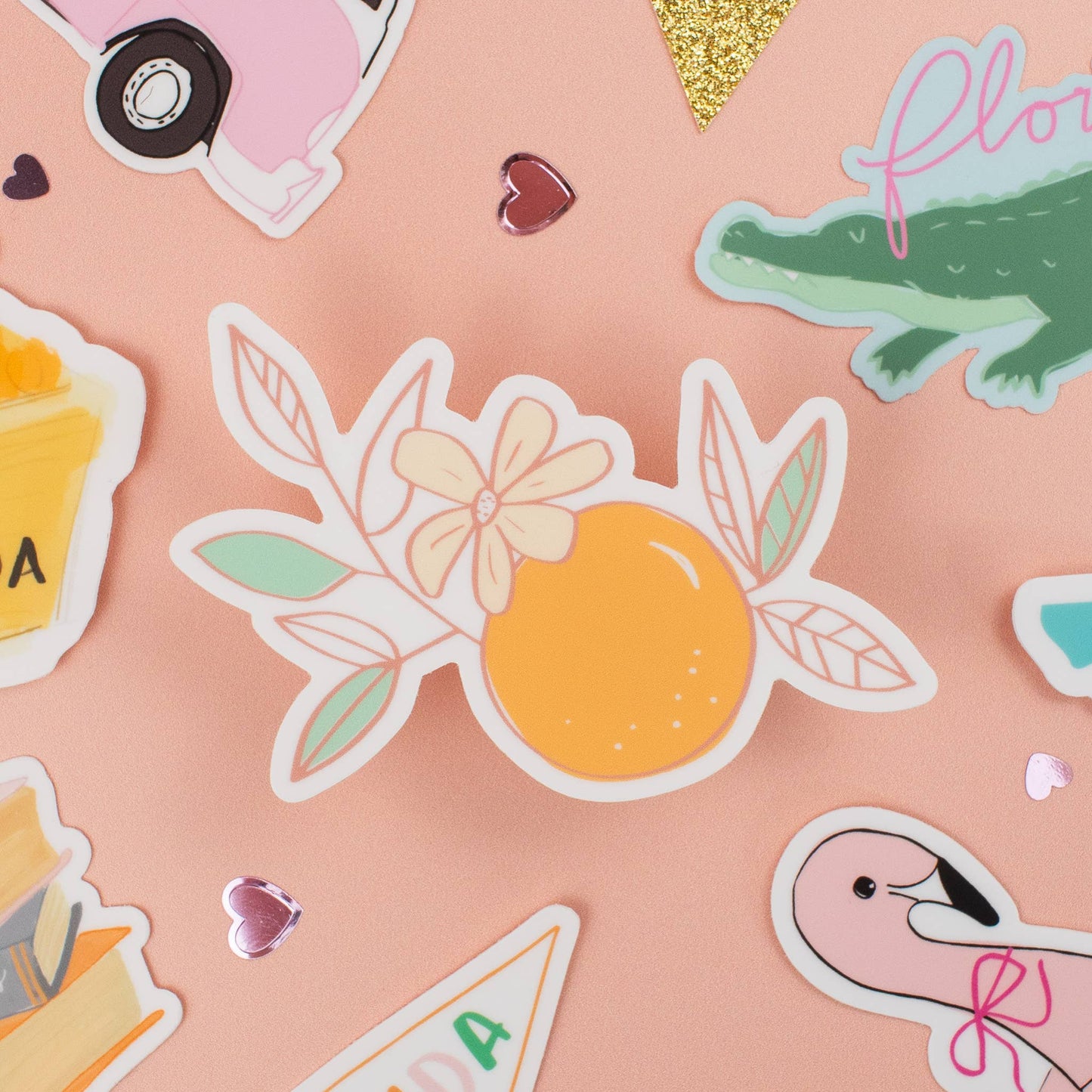 Orange Blossom Sticker