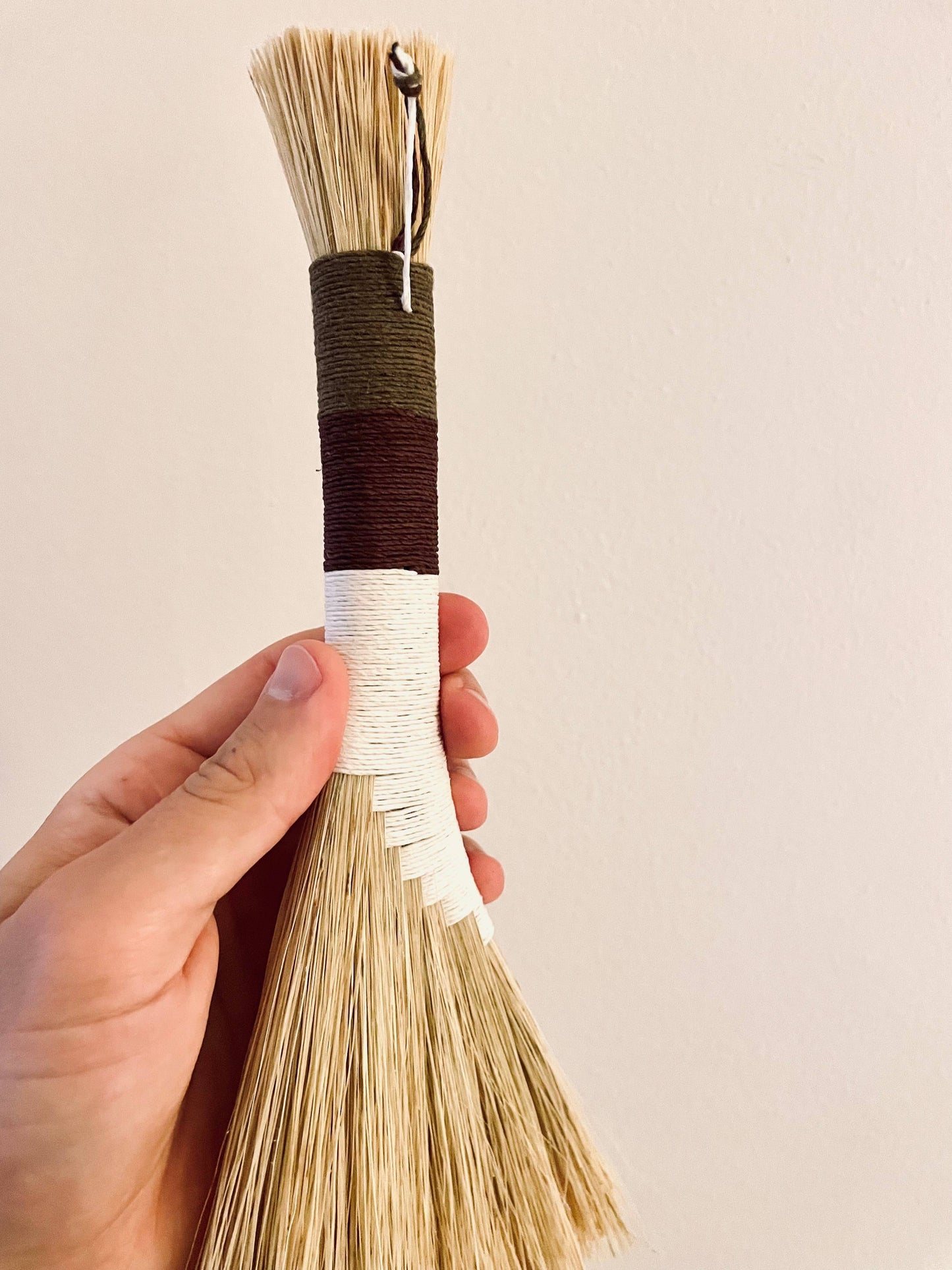 Tri-Color Hand Broom