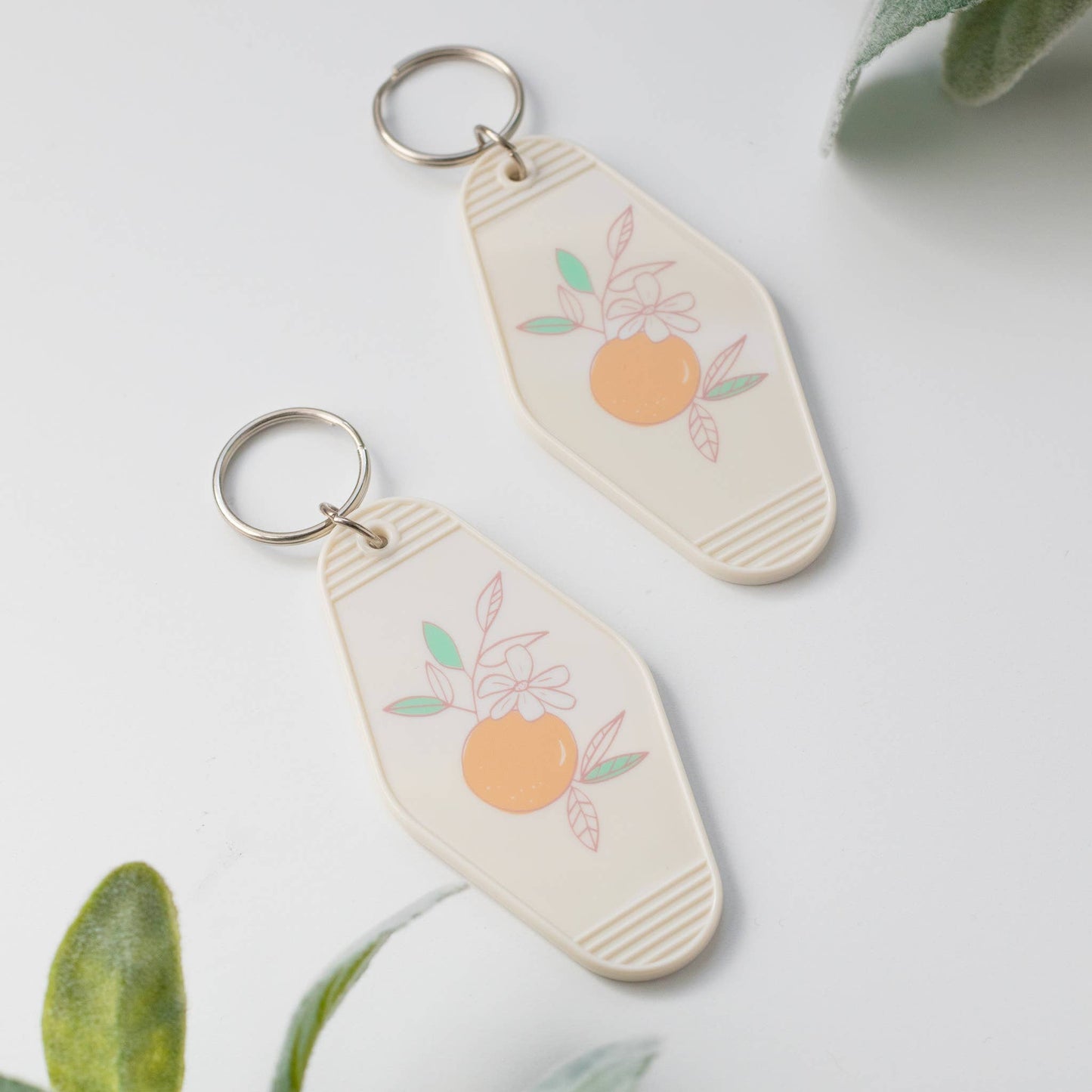 Orange Blossom Keychain