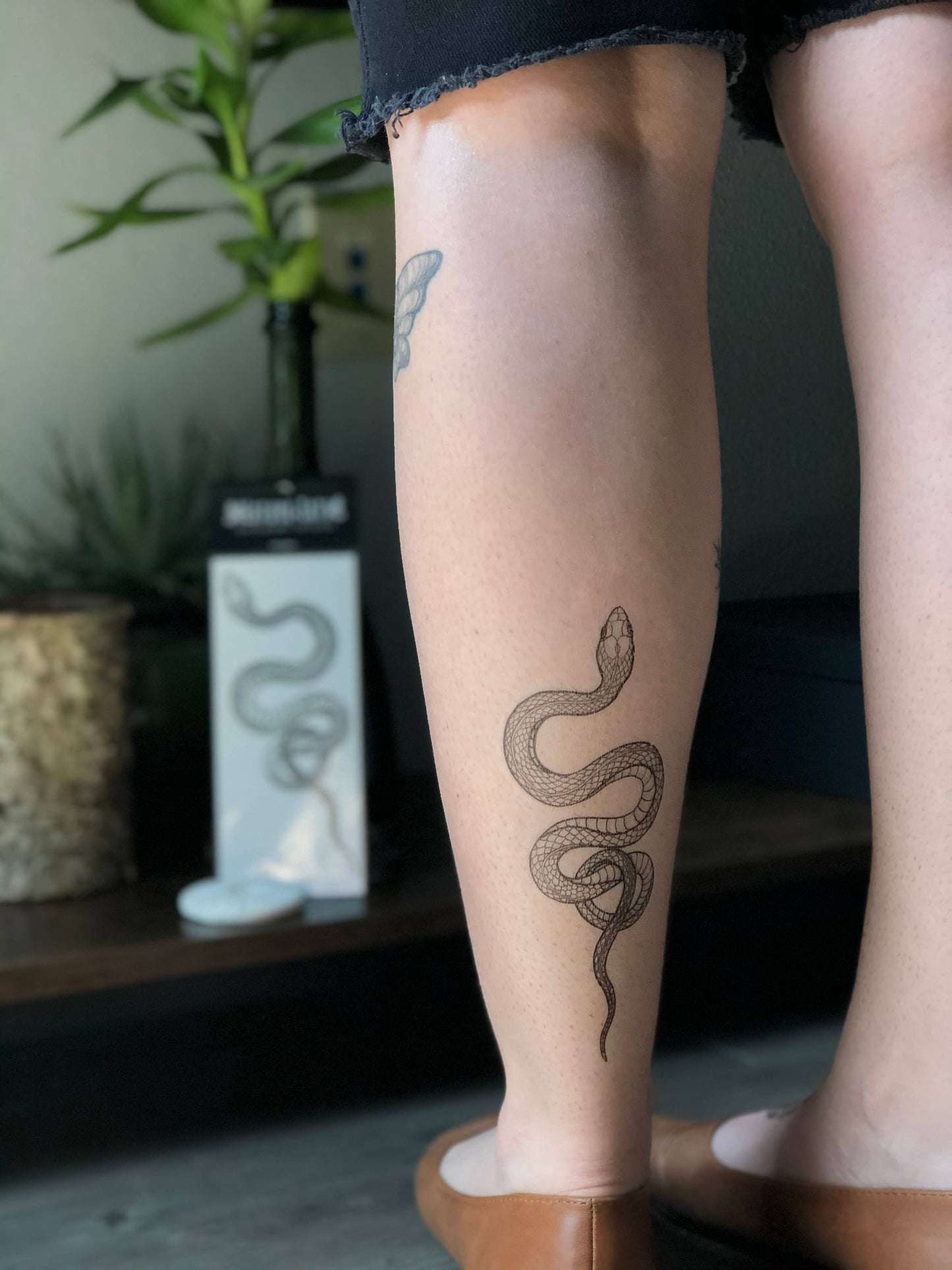 Garden Snake Temporary Tattoo