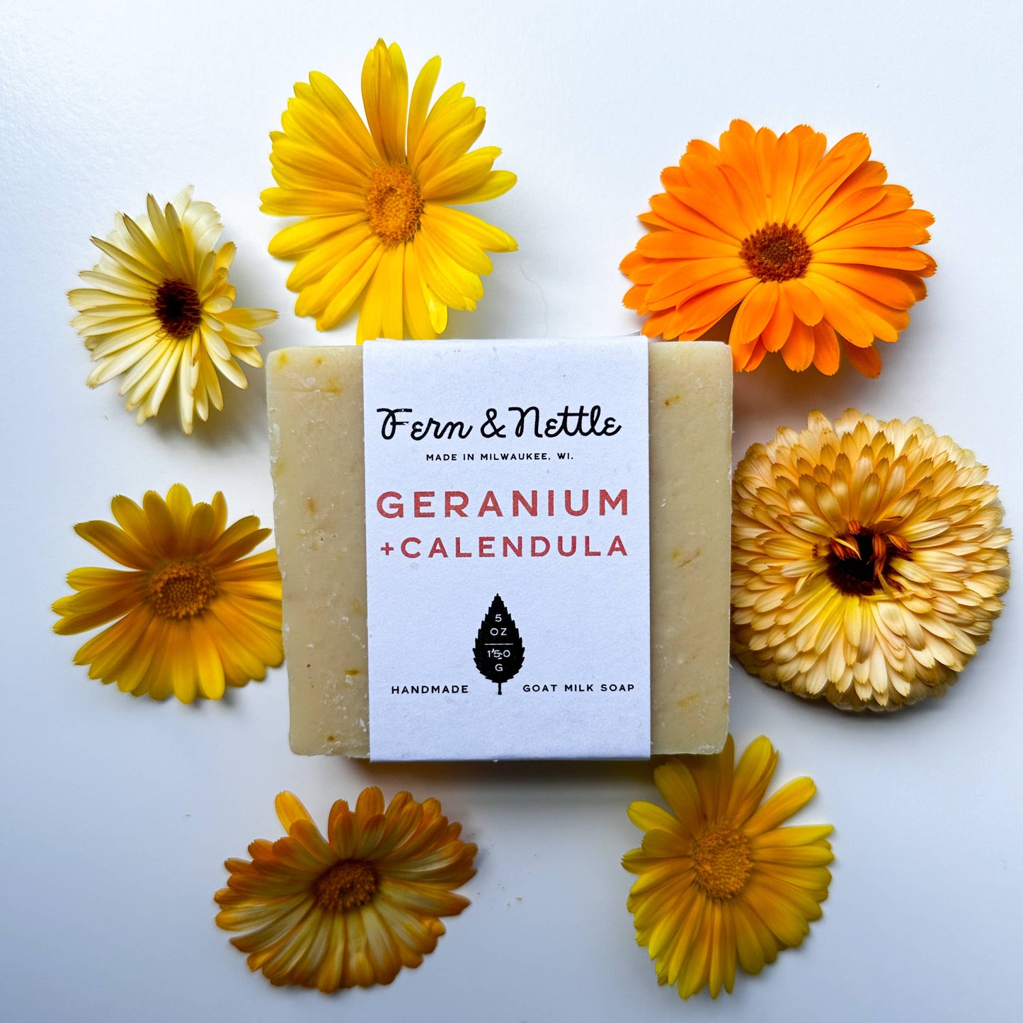 Geranium + Calendula Goat Milk Soap