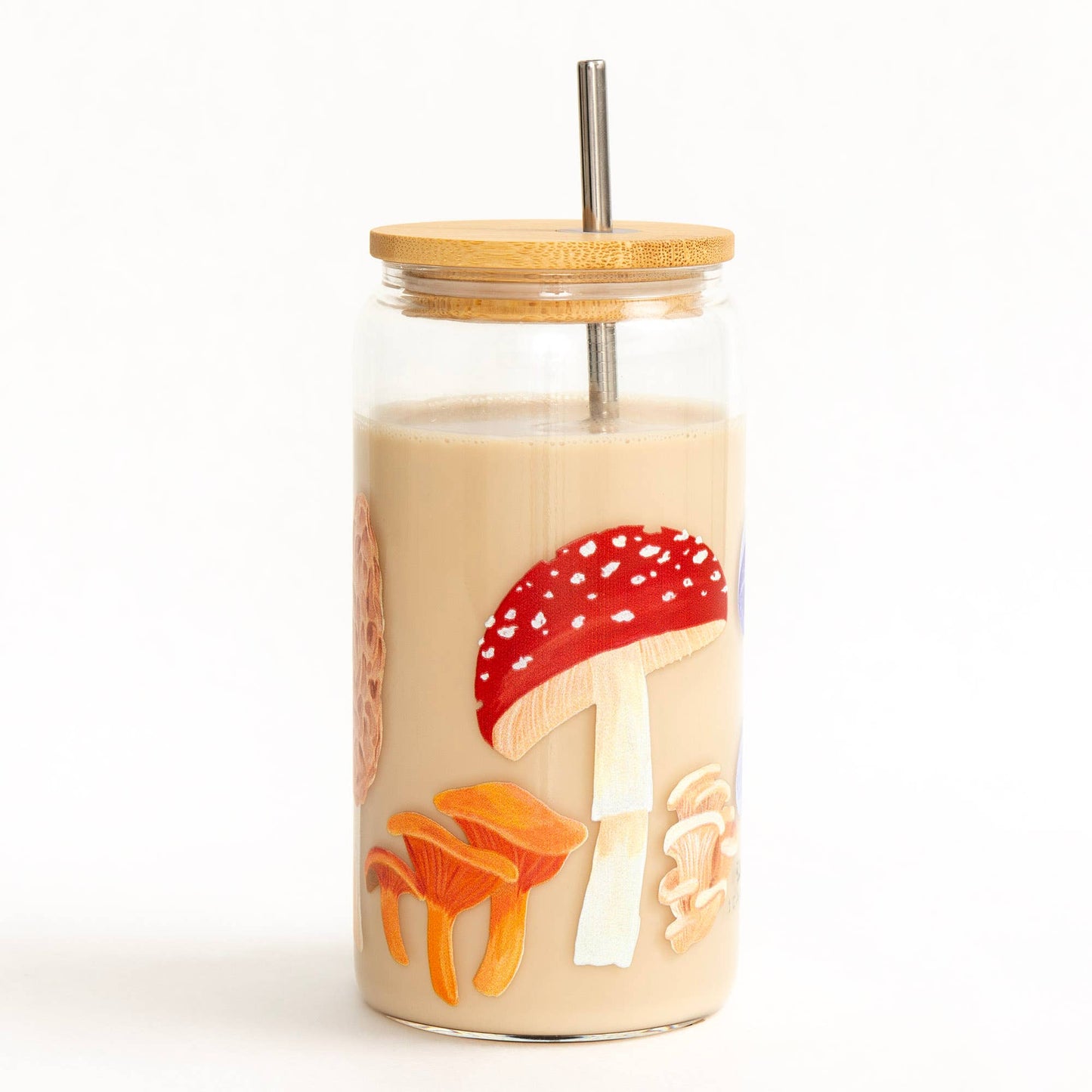 Mushroom Glass Can