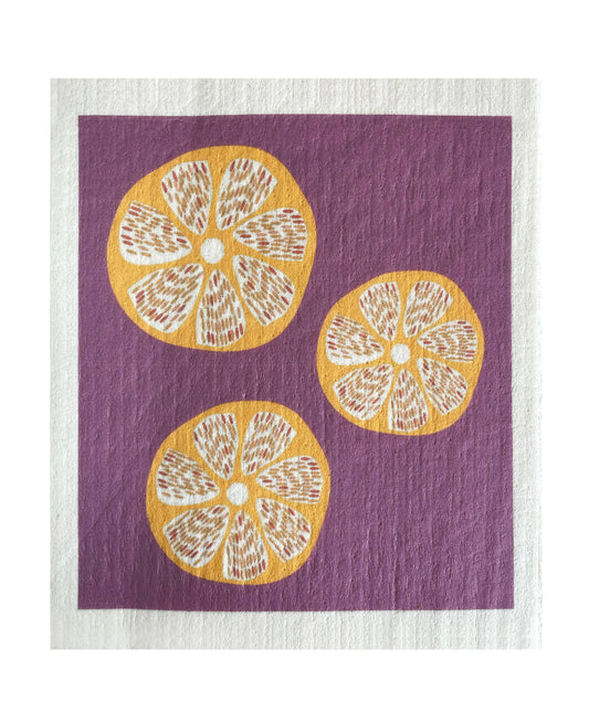 Lemon Slices Swedish Dishcloth