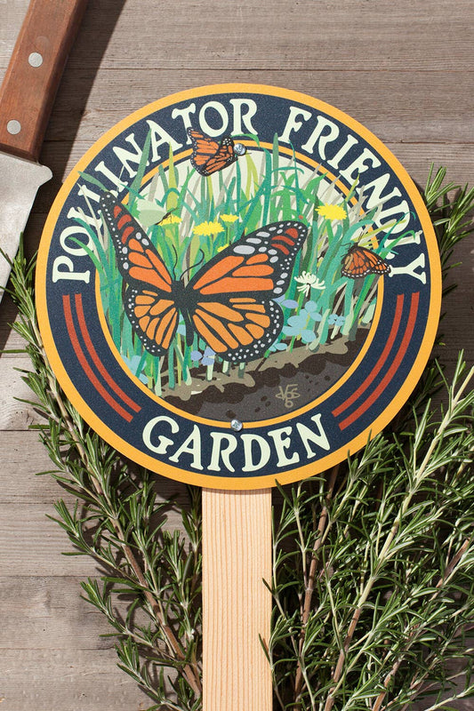 Butterfly Pollinator Friendly - Garden Sign