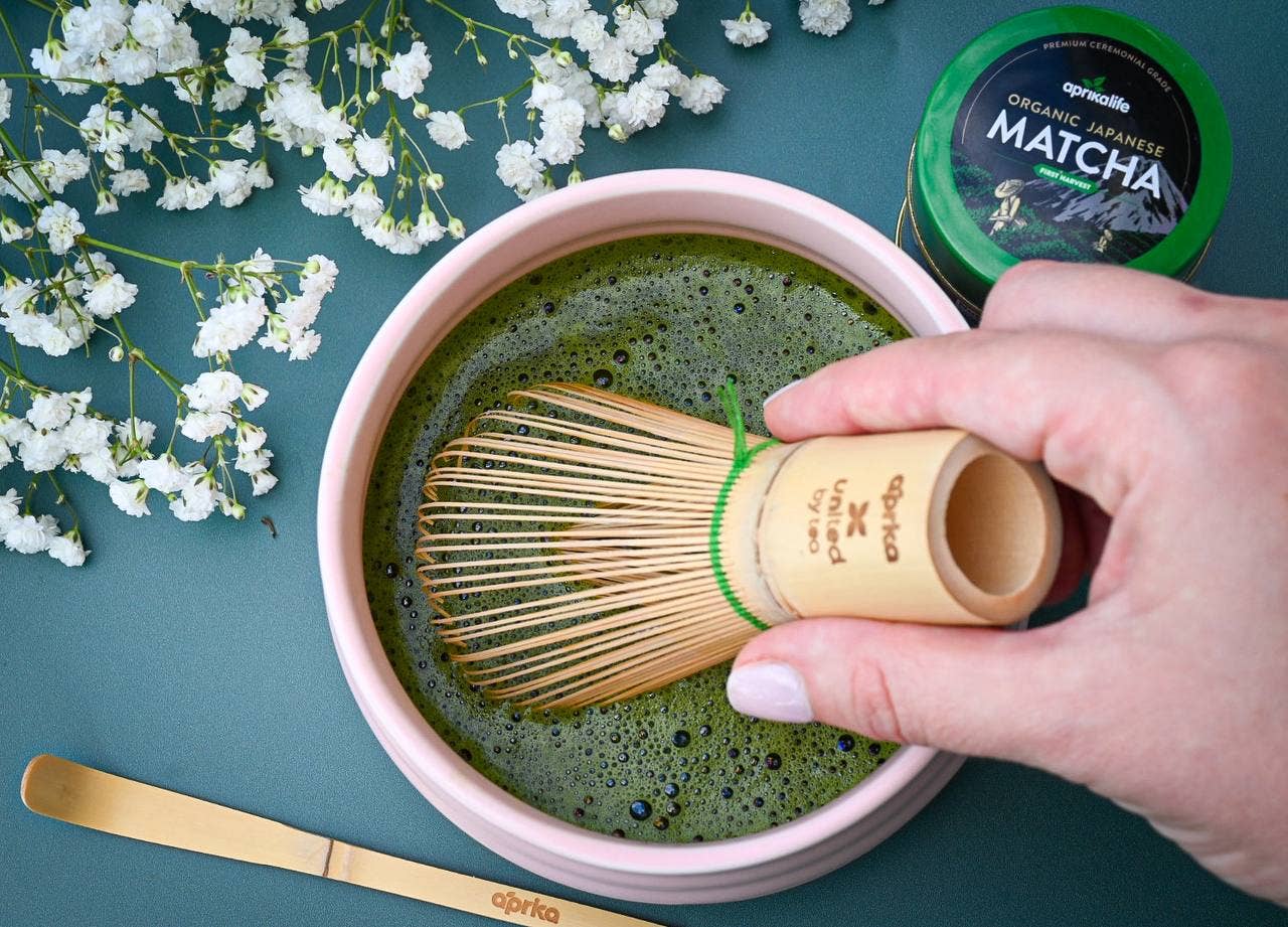 Matcha Whisk Set, Traditional Handmade Matcha Kit