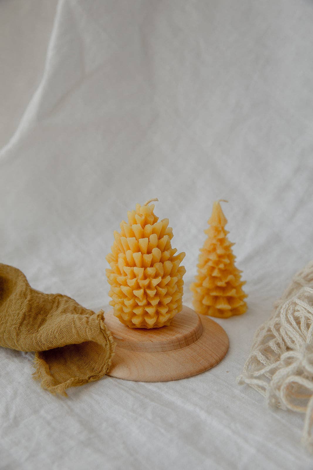 Festive Beeswax Candles