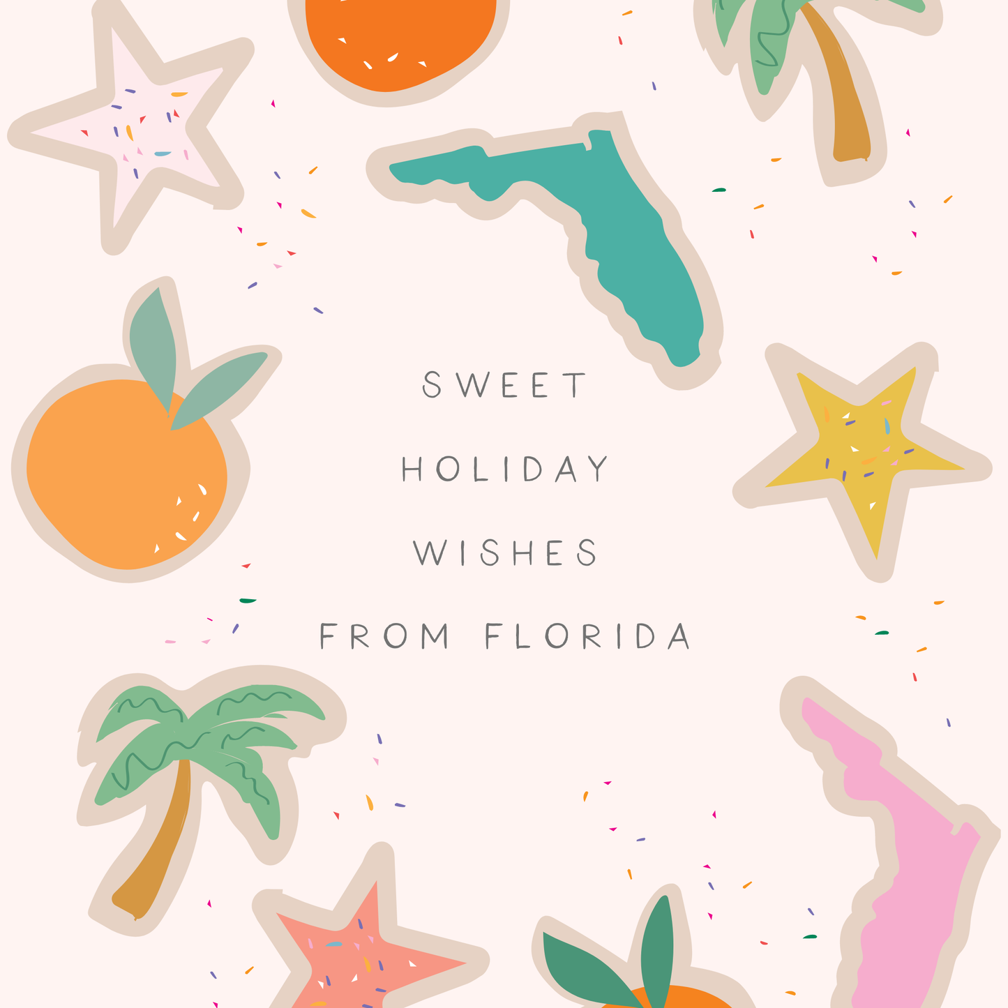 Holiday Card - Sweet Florida Wishes