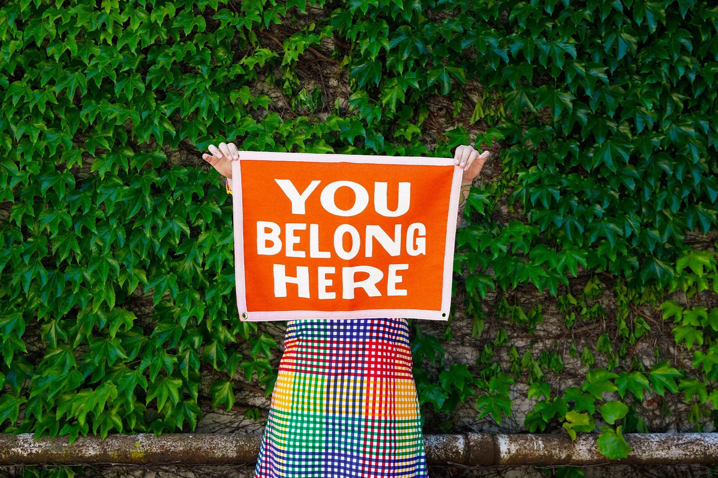 You Belong Here Camp Flag