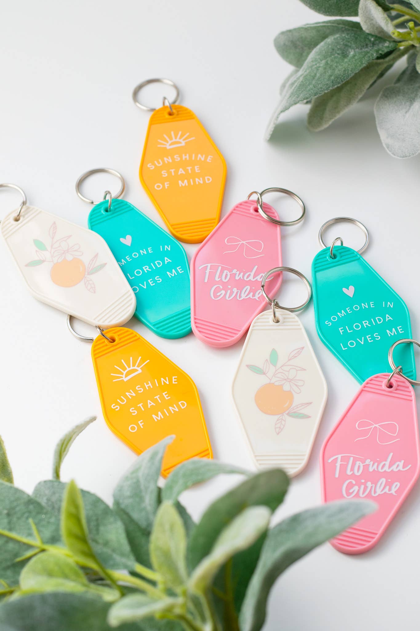 Orange Blossom Keychain