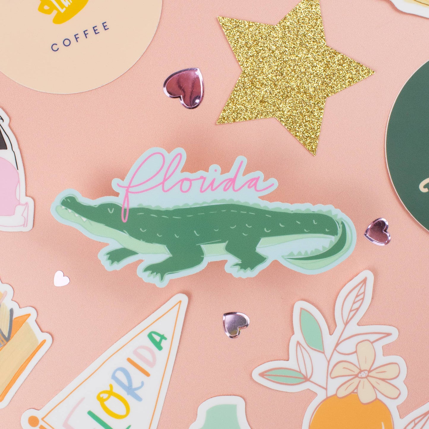 Florida Alligator Sticker