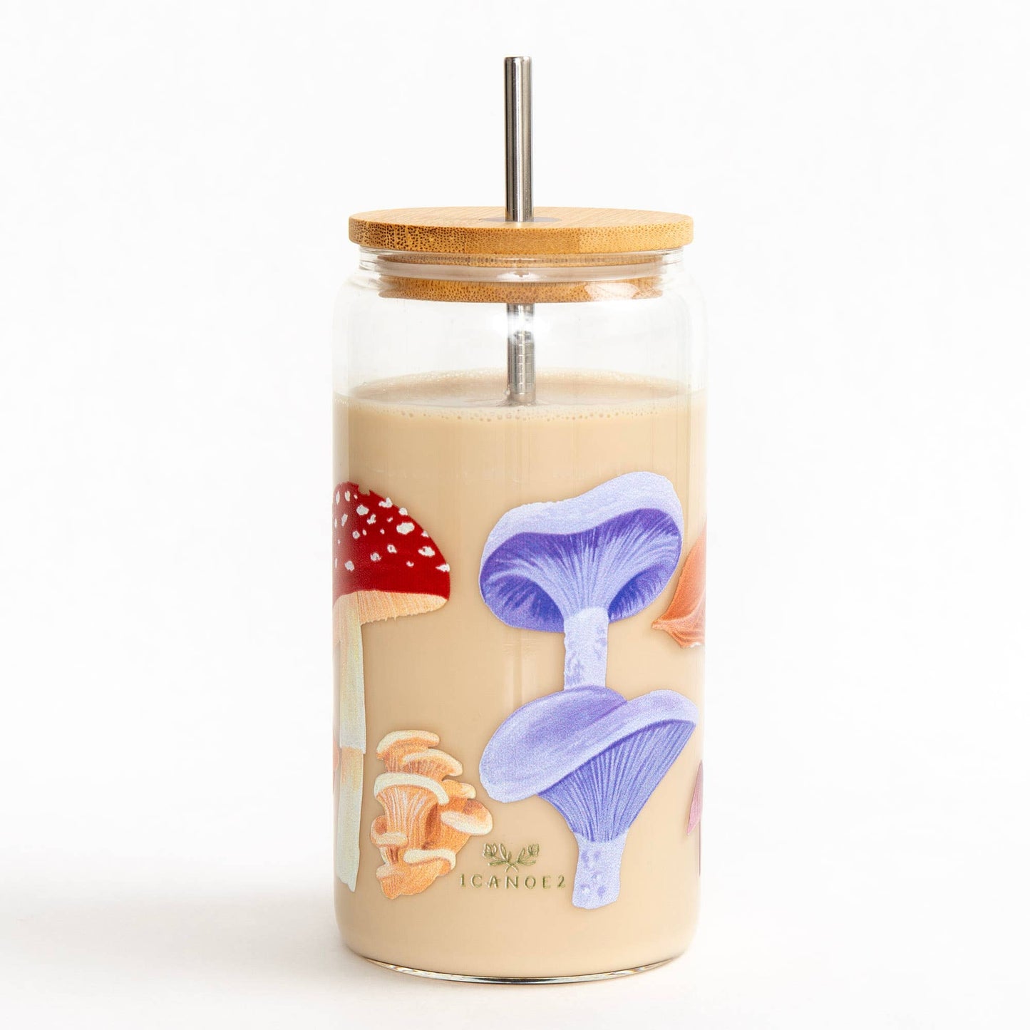 Mushroom Glass Can