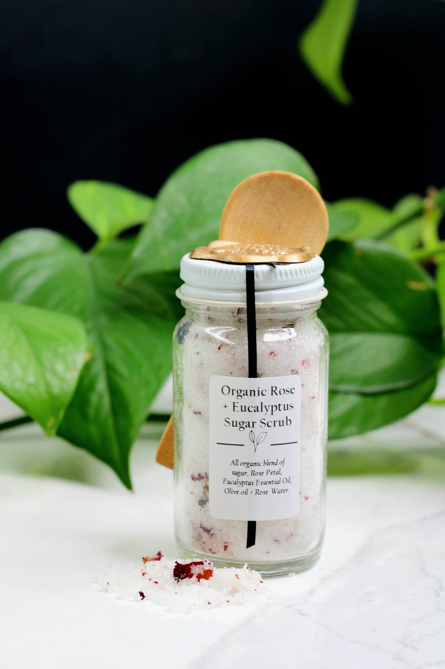 Organic Rose + Eucalyptus Sugar Scrub