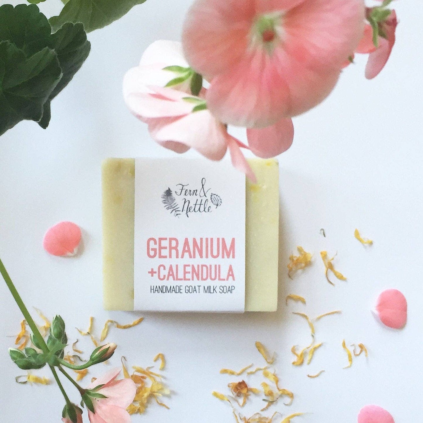 Geranium + Calendula Goat Milk Soap