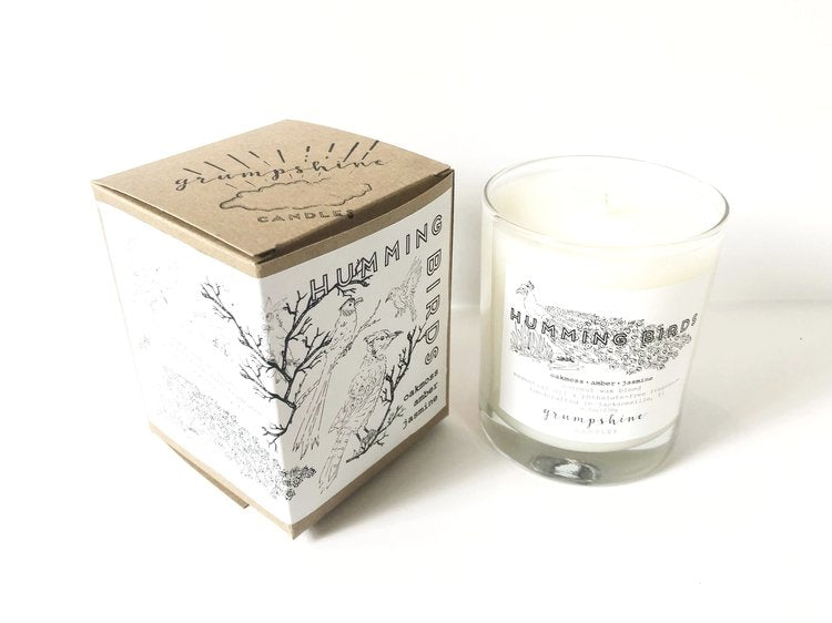 Hummingbirds Candle